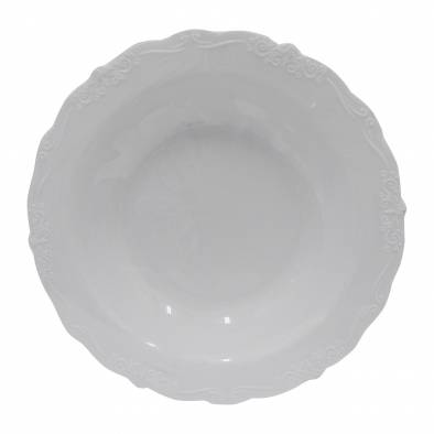 Embossed Vintage Bowl (White)