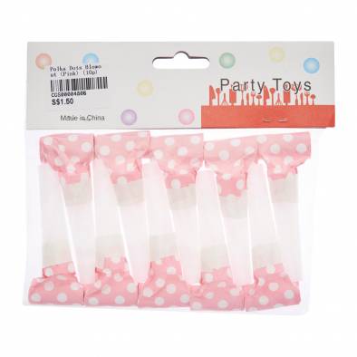 Polka Dots Blowout (Pink) (10pcs)